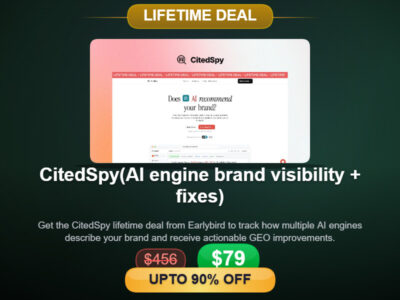 CitedSpy Lifetime Deal (AI engine brand visibility + fixes)