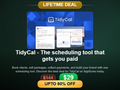 TidyCal - The scheduling tool that gets you paid