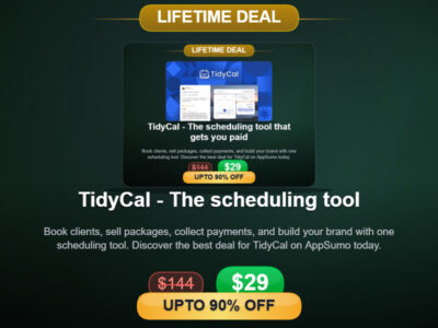 TidyCal - The scheduling tool that gets you paid